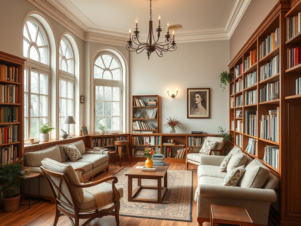 Дом-библиотека: проектирование помещений для хранения книг