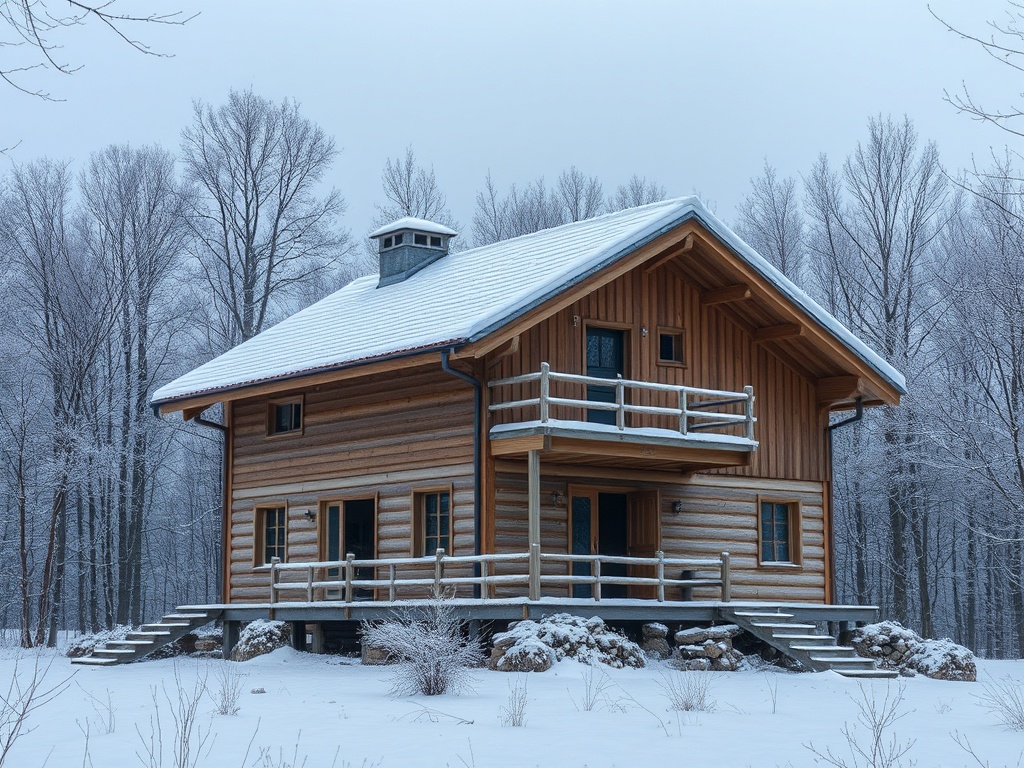 Как выбрать тип бруса для строительства в условиях сильных морозов