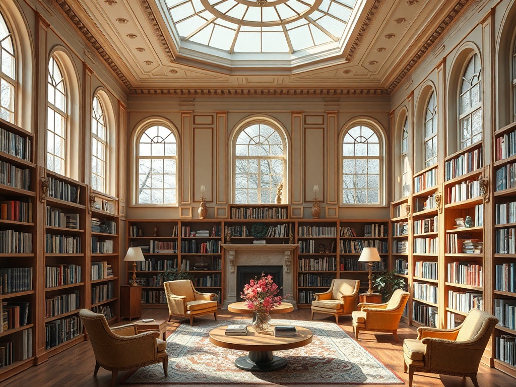 Строительство библиотеки с вторым светом в загородном доме Строительство библиотеки с вторым светом в загородном доме